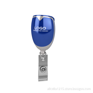 Pedometer with retractable ID Holder step counter
